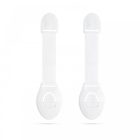 Biztonsági gyerekzár ajtóra - 21 cm - öntapadós - fehér - 2 db / csomag