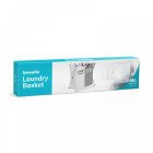 Szennyestartó kosár - szövetből, összecsukható fém vázzal - 57,5 x 36,5 x 58 cm