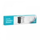 Szennyestartó kosár - szövetből, összecsukható fém vázzal - 65 x 37 x 58 cm