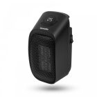 BEWELLO Mini hősugárzó - 400W - LED kijelző - 230V - fekete