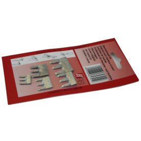 Ék szerszámokhoz fém, 5db, bliszteren ; 18-25mm széles