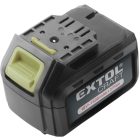 EXTOL tartalék akku 18V Li-ion, 402440 akkus fúró csavarozóhoz; 1500mAh, töltési idő: 1 óra
