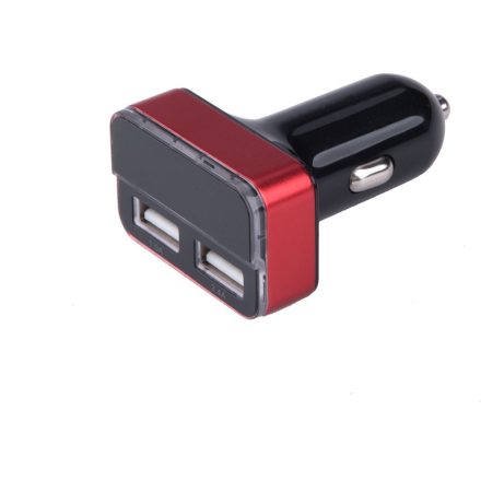 EXTOL autós töltő, szivargyujtó / dupla USB, 1,0A+3,4A/ 37W, kábel nélkül