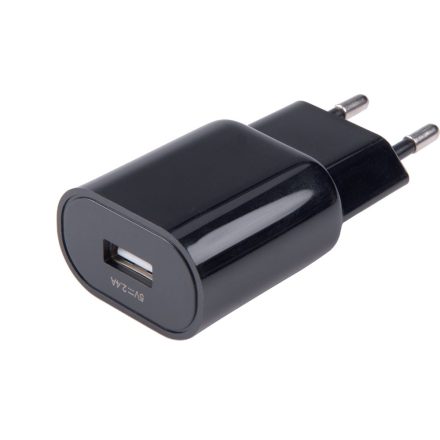 EXTOL hálózati USB töltő adapter, 2,4A/ 12W, kábel nélkül