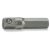 EXTOL dugófej adapter 1/4" hatszögű, 26mm hosszú 61CrV5, (10db/cse) FORTUM