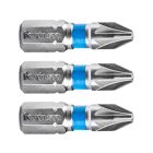 EXTOL behajtóhegy PZ, 3 db, S2 acél; PZ 2×25mm, bliszteren