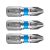 EXTOL behajtóhegy PZ, 3 db, S2 acél; PZ 2×25mm, bliszteren