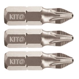   EXTOL behajtóhegy PZ, 3 db, S2 acél; PZ 2×25mm, ACR, bliszteren