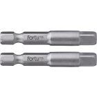 EXTOL adapter klt. 2  db, dugókulcsok gépi befogásához; S2 acél, 1/4", 50 mm, bliszteren