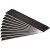 EXTOL pótpenge 10 db, fekete, tripla vágóéllel; 18×100×0,7mm, SK2 acél, HRC > 67, tripla vágóéllel, lézeres élezés
