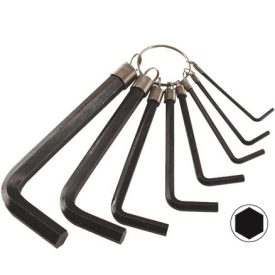 EXTOL imbuszkulcs klt.; 8db, 2-10mm