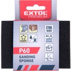 EXTOL kézi csiszolóblokk, (stekli) 100×70×25mm, P60, kemény, EVA