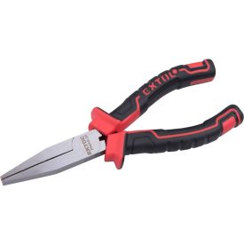   EXTOL lapos fogó; 160mm, duál narancs/kék, TPR nyél, akasztós szerszámtartó