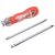 EXTOL EXTOL PRÉMIUM csavarhúzó, 2db cserélhető, kétoldalas 150 mm szárral (lapos: 6mm, PH1, PH2, PZ2), S2 acél