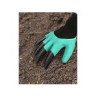 EXTOL kerti kesztyű karmokkal, ??nylon??, méret: 9' latexba mártott, gumírozott mandzsetta