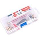 EXTOL tömlővég/csőr klt. 11 db, gumiabroncs fúvató pisztolyhoz, max. 8 Bar, G 1/4 menetes csatlakozó