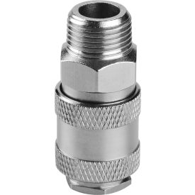   EXTOL gyorscsatlakozó-hüvely, külső menettel, 1/4", nikkelezett réz, bliszteren