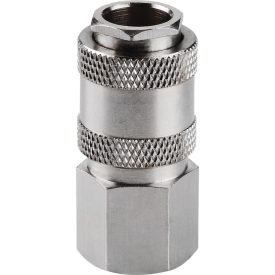   EXTOL gyorscsatlakozó-hüvely, belső menettel, 3/8", nikkelezett réz, bliszteren