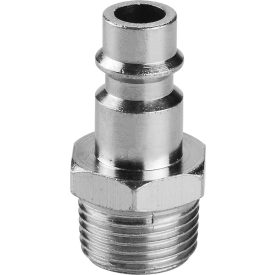   EXTOL gyorscsatlakozó-dugó, külső menettel, G-1/4", nikkelezett réz, bliszteren