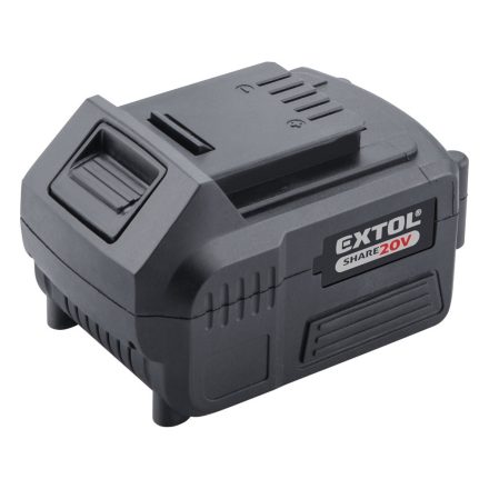 EXTOL tartalék akku 20V, Li-ion, 4000mAh, a 8891800, 8891802, 8891804, 8891818, 8891820, 8891840, 8891842 gépekhez