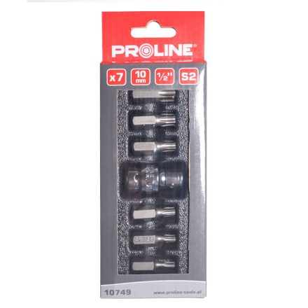 PROLINE TORX BITFEJ SZETT - CR-VA S2 - 7 DB