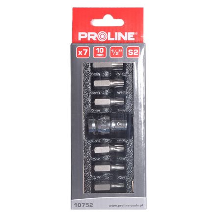 PROLINE LYUKAS TORX BITFEJ SZETT - CR-VA-S2 - 7 DB