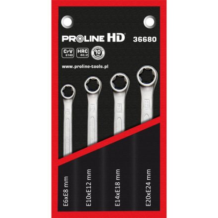 PROLINE.HD TORX CSILLAGKULCS SZETT - HD CR-VA E6-E24 - 4 DB