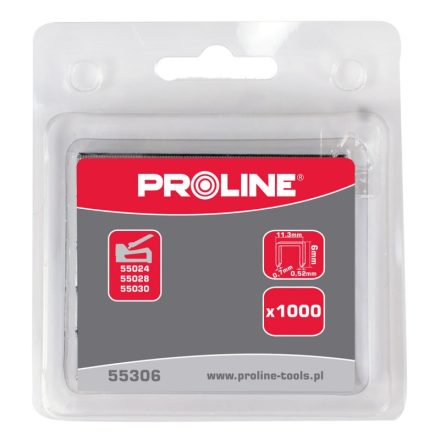 PROLINE ACÉLOS TŰZŐKAPOCS - 53-TÍPUS - 6MM, 1000DB/CS