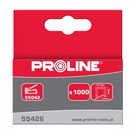 PROLINE ACÉLOS TŰZŐKAPOCS - R-TÍPUS - 6MM, 1000DB/CS