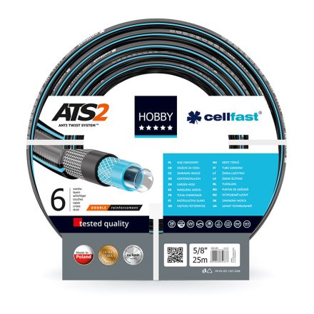 CELLFAST CSAVARODÁSMENTES ERŐSÍTETT LOCSOLÓTÖMLŐ - 1/2" / 50M