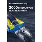 Gyors távirányítós RC hajó – 2.4 GHz, vízálló, kültéri versenycsónak