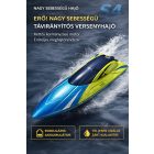 Gyors távirányítós RC hajó – 2.4 GHz, vízálló, kültéri versenycsónak
