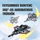 Távirányítós RC repülő gyerekeknek – EPP hab, 360° bukfenc, 3 sebesség, LED PIROS