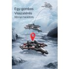 Távirányítós RC repülő gyerekeknek – EPP hab, 360° bukfenc, 3 sebesség, LED PIROS