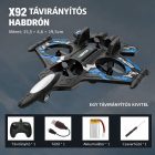 Távirányítós RC repülő gyerekeknek – EPP hab, 360° bukfenc, 3 sebesség, LED PIROS