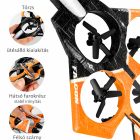 LED-es távirányítós RC repülő – 360° bukfenc, 60 m hatótáv, EVA anyag KÉK