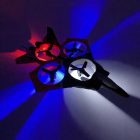 LED-es távirányítós RC repülő – 360° bukfenc, 60 m hatótáv, EVA anyag KÉK