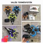 LED-es távirányítós RC repülő – 360° bukfenc, 60 m hatótáv, EVA anyag KÉK