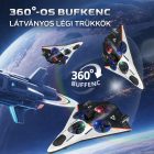 LED-es távirányítós RC repülő – akadálykerülő funkcióval, 2.4 GHz, EVA anyag FEHÉR FEKETE