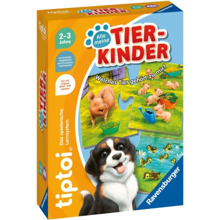 Ravensburger tiptoi puzzle Minden állatgyerekem