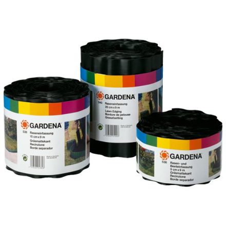 Gardena 530-20 kerti szegély Kerti szegélyhenger Műanyag Fekete
