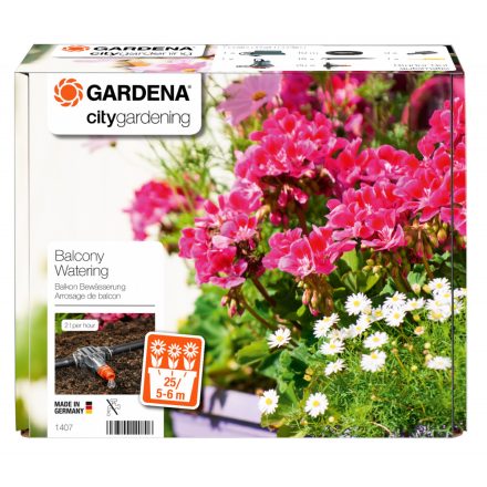 Gardena 1407-20 City Gardening Önműködő erkélyláda öntöző készlet