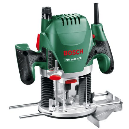 Bosch POF 1400 ACE Alumínium, Fekete, Zöld, Vörös, Fehér 28000 RPM 1450 W
