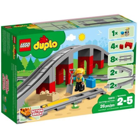 LEGO® DUPLO® - Vasúti híd és sínek (10872)