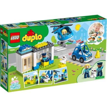 LEGO® DUPLO® - Rendőrkapitányság és helikopter (10959)