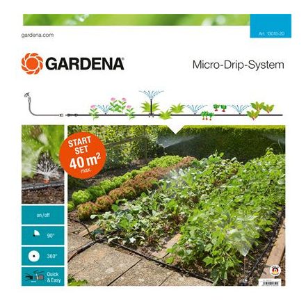Gardena 13015-20 öntöző rendszer Fekete