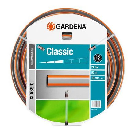 Gardena 18025-20 kerti tömlő 50 M Talajfelszín feletti PVC Szürke, Narancssárga