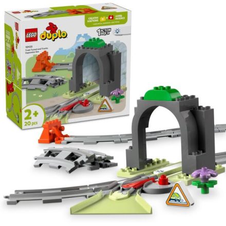 LEGO® DUPLO® - Vonatalagút és sínek kiegészítő szett (10425)