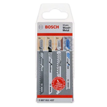 Bosch 2 607 011 437 lombfűrész, kanyarítófűrész és szablyafűrész lap Lombfűrész penge 15 dB