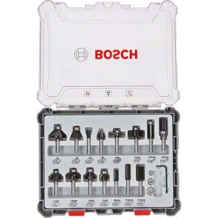 Bosch 2 607 017 471 marófej Felsőmaró készlet 15 dB